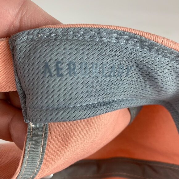 Adidas Unisex Aeroready Peach Colored Relaxed Fit Strapback Adjustable Hat - Picture 6 of 6